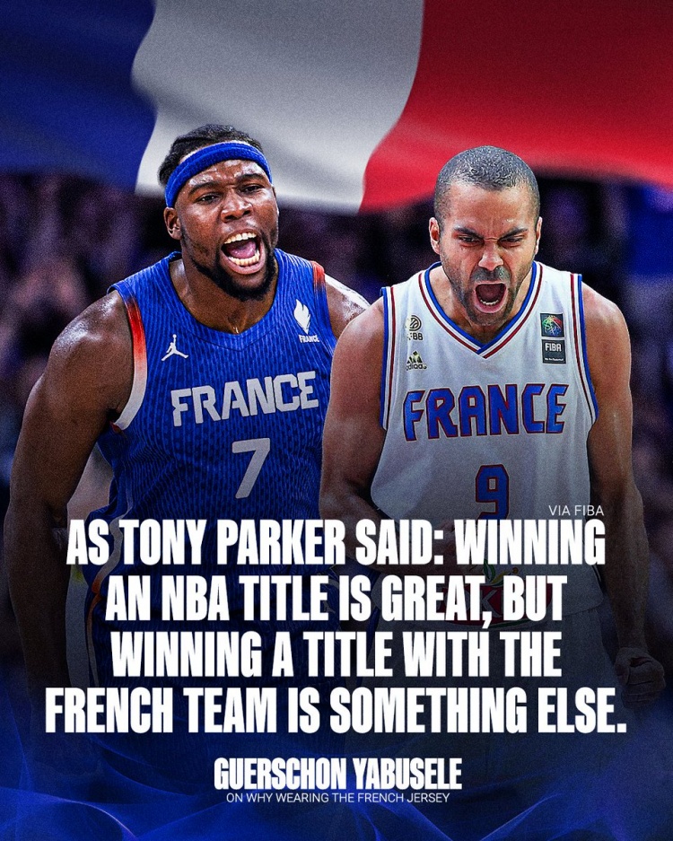 半岛体育-亚布塞莱坦言:NBA冠军固然美妙 法国折桂却别具深意