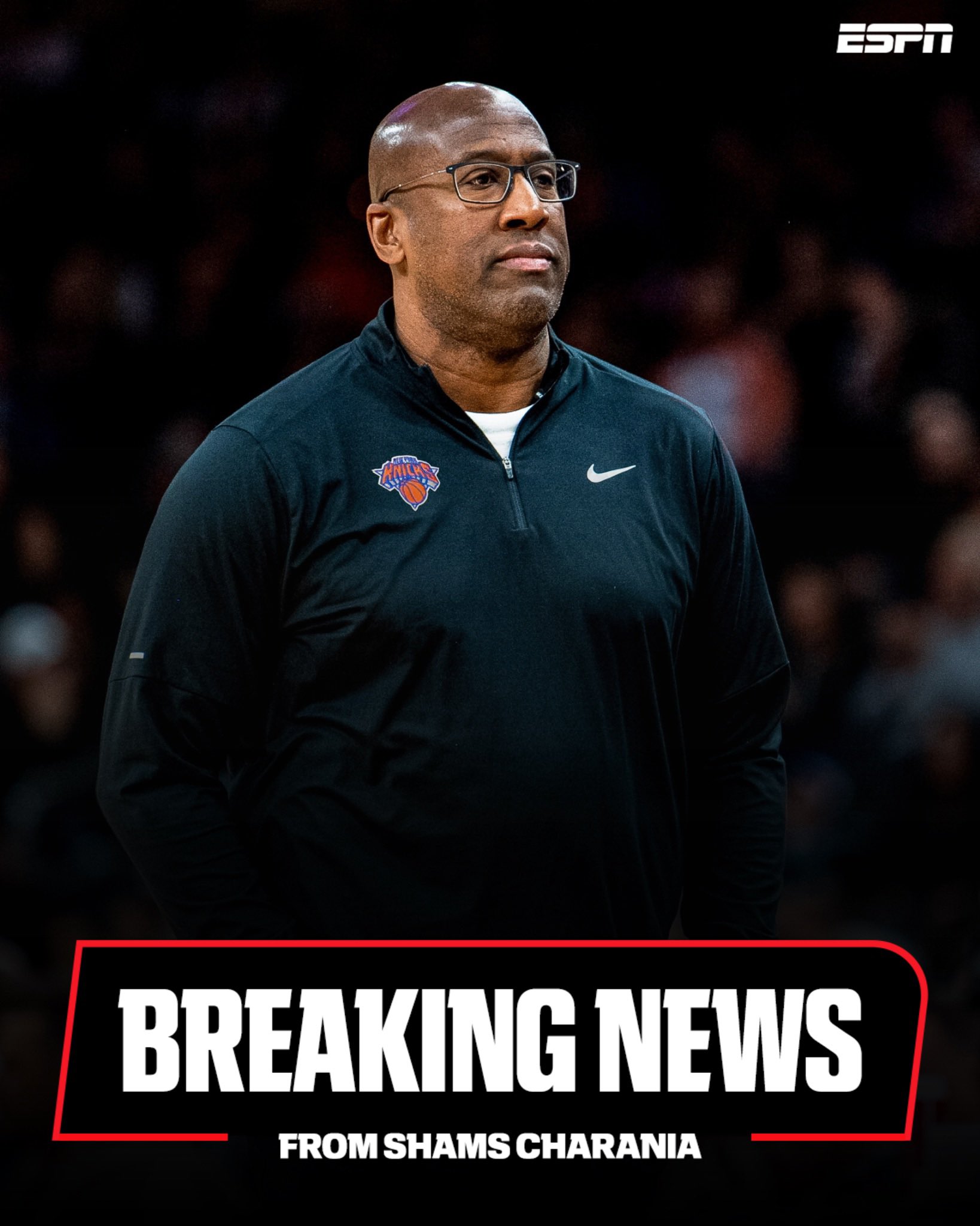 Shams：尼克斯计划邀请迈克·布朗担任球队主帅