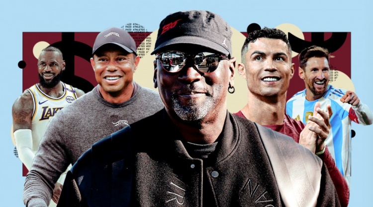 半岛体育-NBA球员收入哪家强?乔丹45亿居首 LBJ压奥胖 科五库六&三少前十